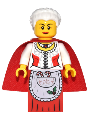 LEGO Minifigure-Mrs. Claus-Holiday / Christmas-HOL048-Creative Brick Builders